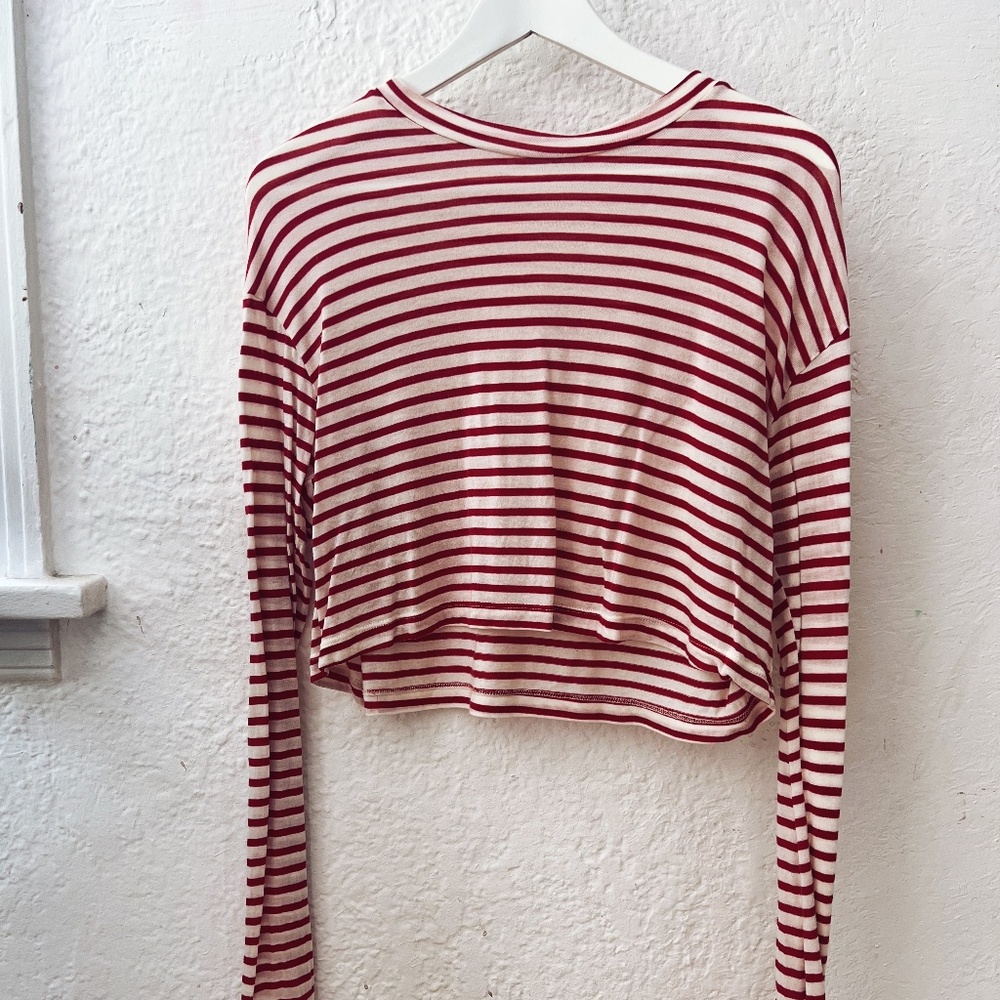 Reformation Cropped Long Sleeve